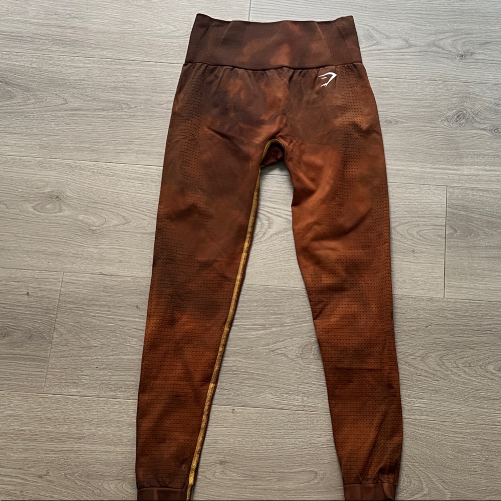 Rusty Brown Gymshark leggings XS-S